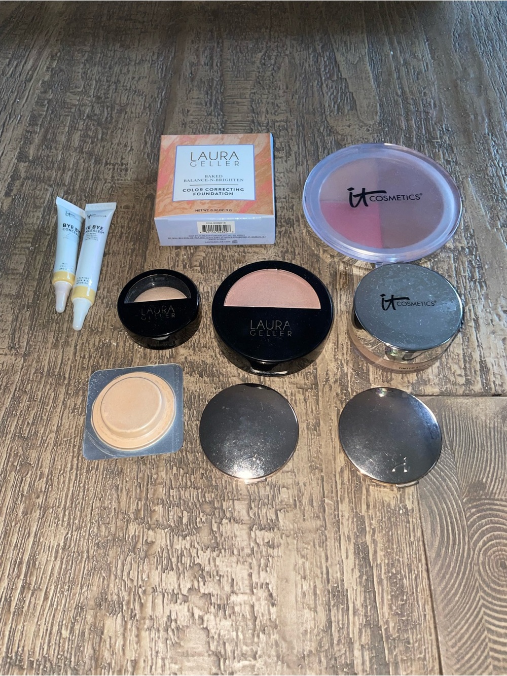 Jane Iredale, Laura Mercier, Laura Geller & IT Cosmetics Makeup Bundle